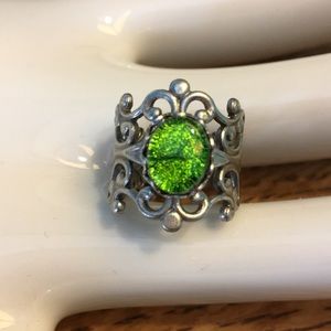 Handmade Fused Glass Ring
